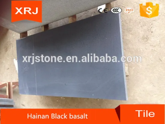 Natural basalt stone with basalt stone black basalt