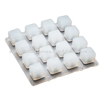 Big size silicone button