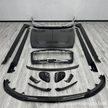 Bentley Flying Wing Body Kit 2022 MSY Style Front Bumper Grille Frame Side Skirt Rear Bumper Engine Hood Kit