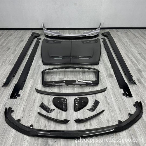 Bentley Flying Wing Body Kit 2022 MSY Style Front Bumper Grille Frame Side Skirt Rear Bumper Engine Hood Kit
