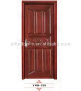 mdf flush solid wood door/ white solid wood bedroom doors