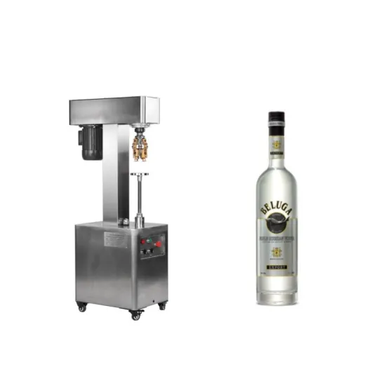 Semi-Automatic High-Grade Glass Stelvin Bottle Capping Machine