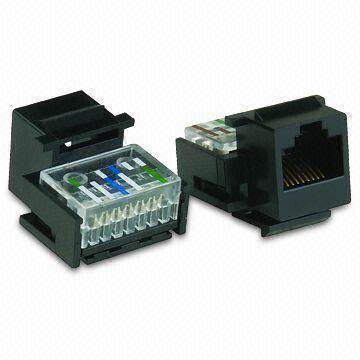 Keystone Jack with High Temperature Thermoplastic and High Return Loss