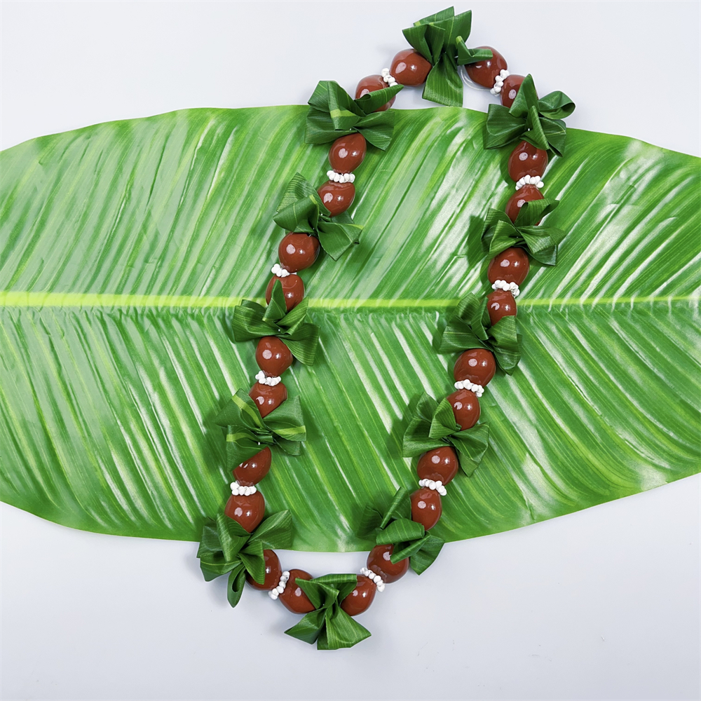 Kn Jn053 Kukui Nut Necklace