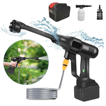 Cordless Electric Water Steam Cleaning Machine with Car Wash Gun Set
