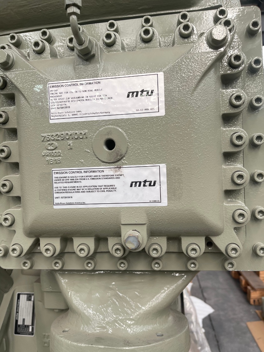 MTU Diesel Engines 16V 4000