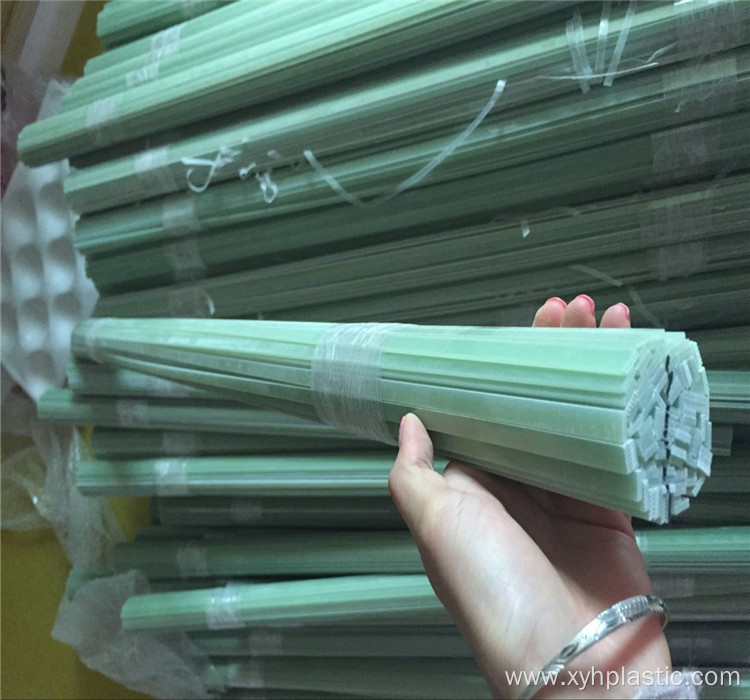 Light green color FR4 epoxy fiberglass flat strip