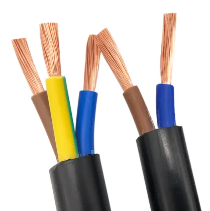 PVC Material Waterproof Copper Electrical Cable Wires