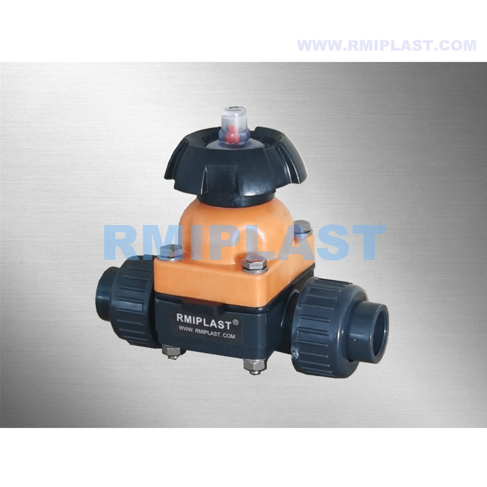 PVC غشاء التحكم Valve Manuel Wheel