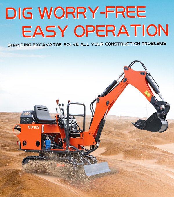 Small Digger 1000kg 1t Crawler Mini Excavator