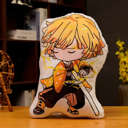 Japanese Cartoon Demon Slayer Plush Pillow