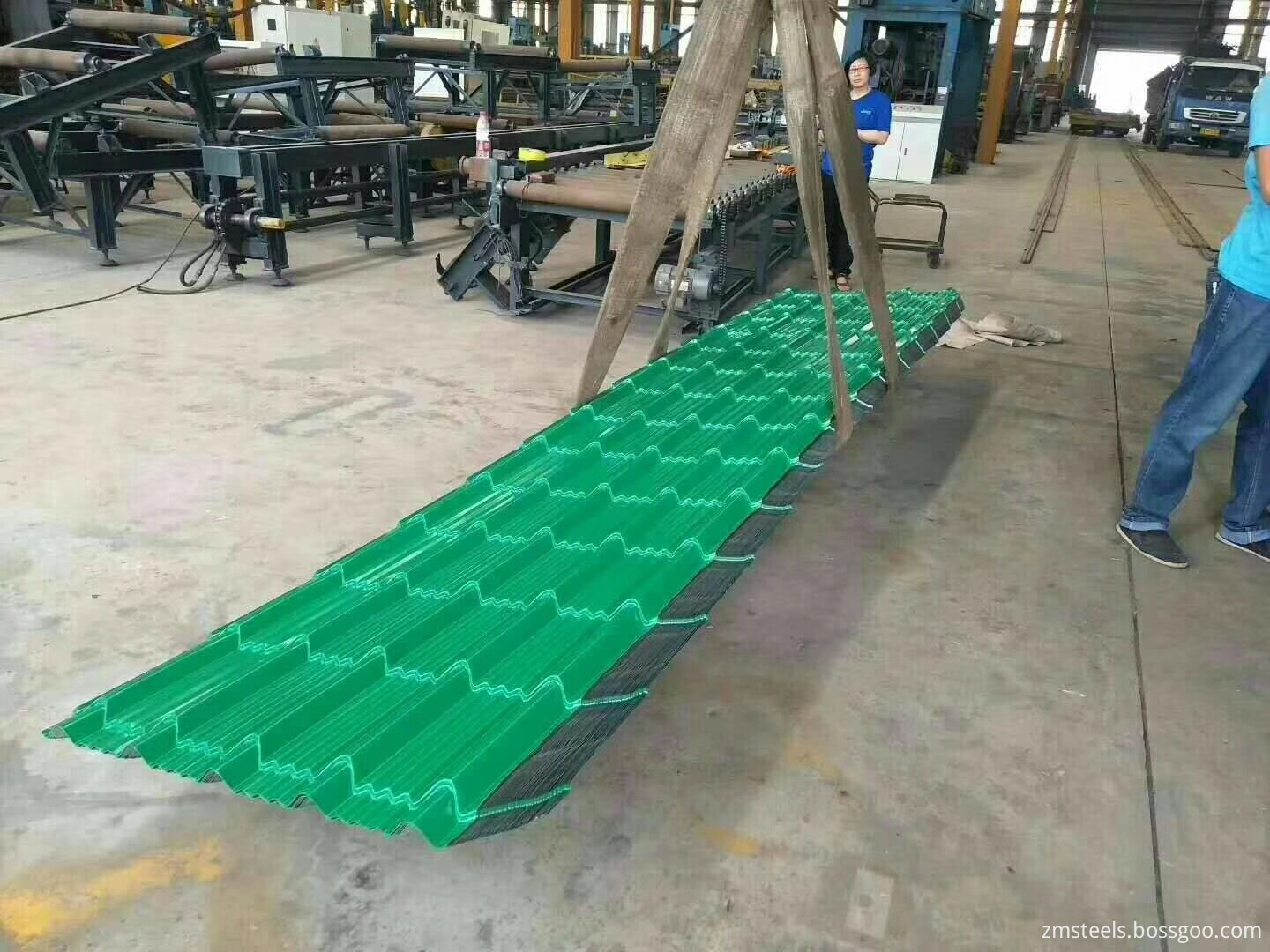 glazed roofing sheet
