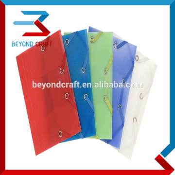 A4 A5 stationery folder pp elastic closure folder poly