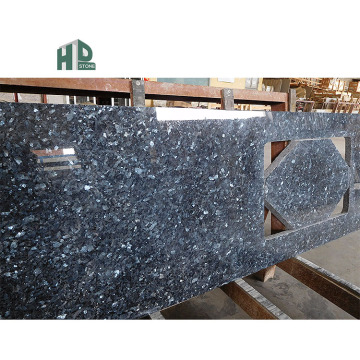 Blue Pearl Granite Stone Countertops: Polished Glossy Tiles for Kitchens and Commercial Projects