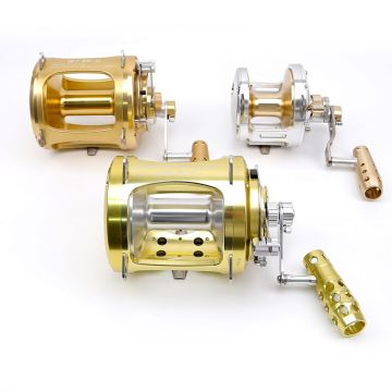 50W 80W Heavy Duty Boat All Metal Saltwater Big Game Fishing Reel for Marlin, Shark, and Tuna