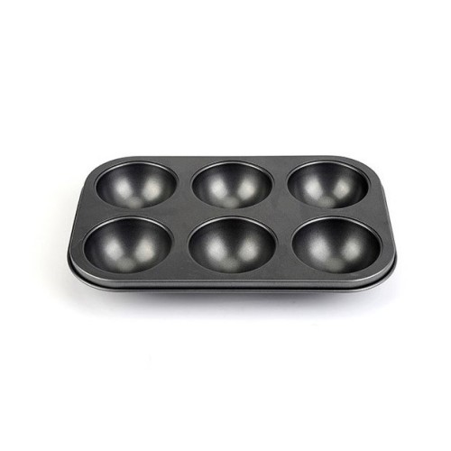 Ball Pan 6-Cavity Semicircle Chocolate Mold Supplier