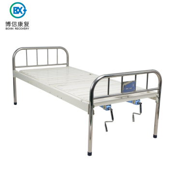 Disabled Manual Adjustable Metal Home Care Bed
