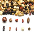 DIY Wood Beads Mix Printing Beads