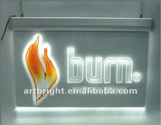 Advertising LED Crystal sign(display, for indoor use)