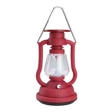 Solar-Powered Camping Lantern with Hand Crank Backup