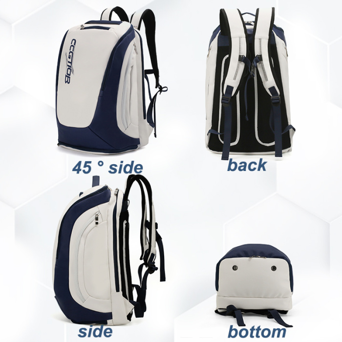 Portable Pickleball Padel Racket Bag with Large Capacity