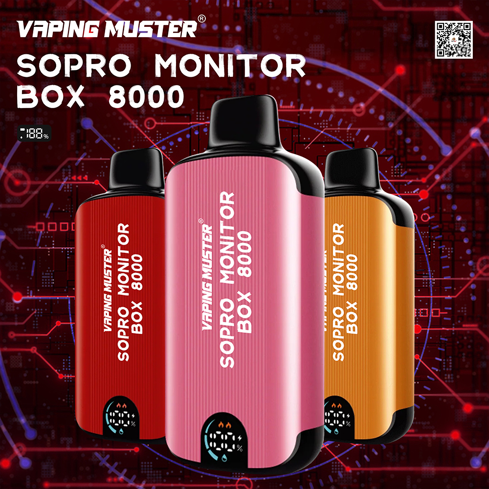 Sopro Monitor Box Vape 8000 Puffs