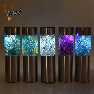 LED light garden decor energy outdoor Lawn Lamp solar mosaic garden lamp