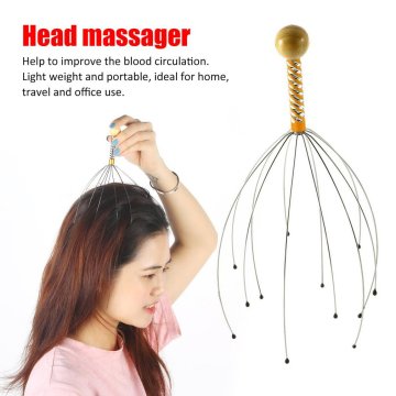 Multifunctional Anti-Stress Head Massager Relieve Paid Stress Release Massage Body Tool Set Home Office Use Health Care