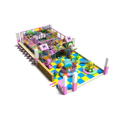 Indoor Soft Play Equipment Set for Children: Playland and Safety Focused Fun