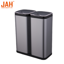 Cubo de basura con sensor de acero inoxidable 430 de gran capacidad JAH