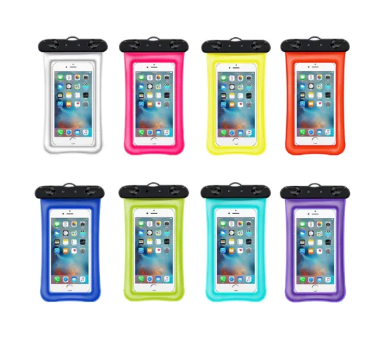 2021 Waterproof Mobile Phone Case: Universal Outdoor Large Pouch with Touchscreen Function and Lanyard for Diving and Swimming - Made of PVC Material