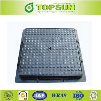 Ductile Iron Square foundry Manhole Cover EN124 D400