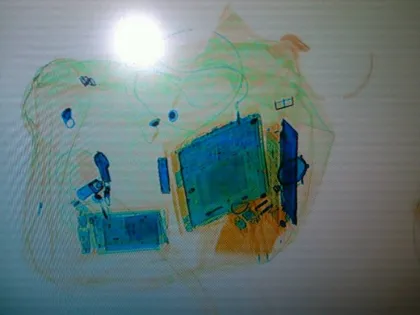 Security X-ray Baggage Machine 0.22m/sec Conveyor Speed With 230kg Conveyor Maximum Load