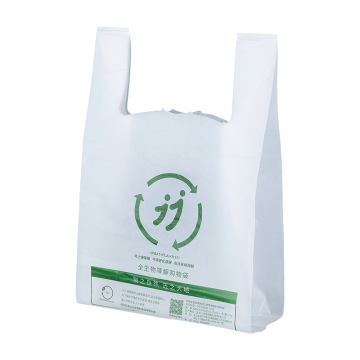 Custom Logo Biodegradable Compostable Shopping Bags with Die-Cut Handles for Clothes