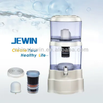 22L square Silver tap Ceramic Mineral Water Pot