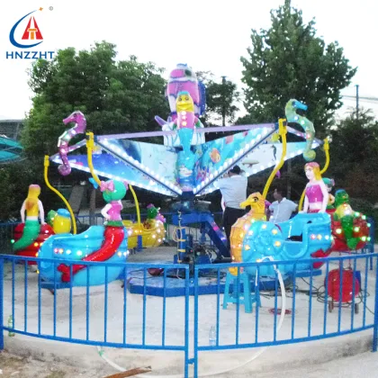 Ocean Bicycle Ride at Amusement Park