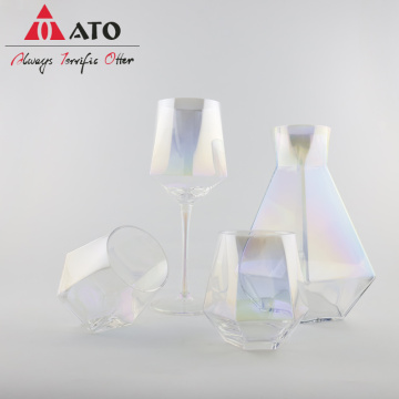 Ato cristal diamant eau tasse de verre transparent en verre