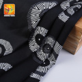 Tessuto in raso di cotone di design personalizzato per abito