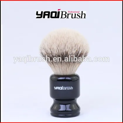 black handle badger knot shave brush for men