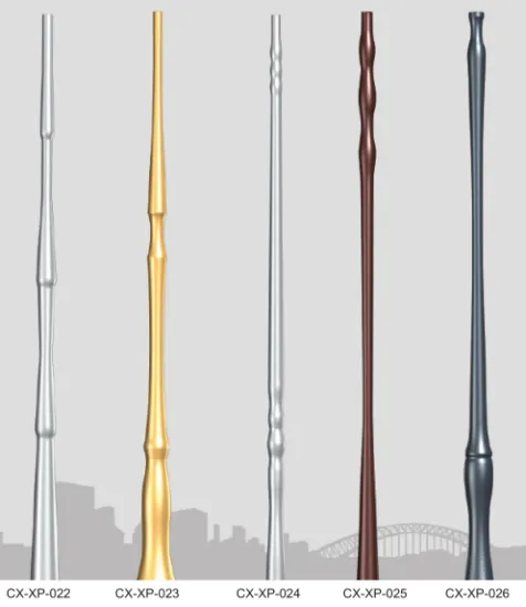 Mpetitive Price Outdoor Aluminum Alloy Spinning Light Pole