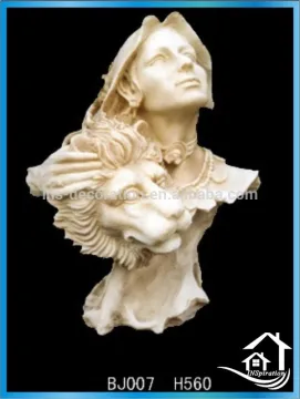 Hand-carved classical marble carved busts
