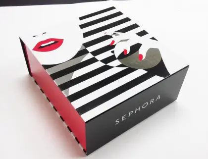 Colorful Makeup Folding Paperboard Packaging Box