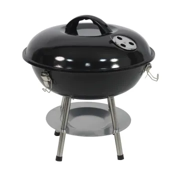 14 inch Apple BBQ Tabletop Charcoal Grill Portable Barbecue Outdoor Camping Kettle Grill