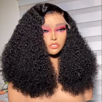 Affordable Peruvian Short Bob Curly Lace Front Wigs for Black Women