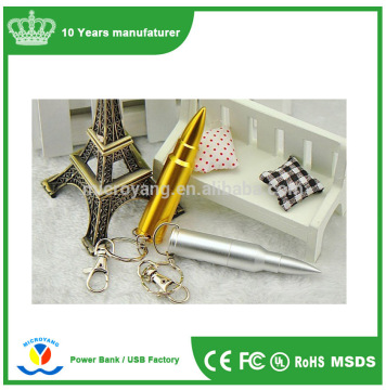 Bulk 64GB 128GB bullet shape usb flash drive OEM with key chian for army