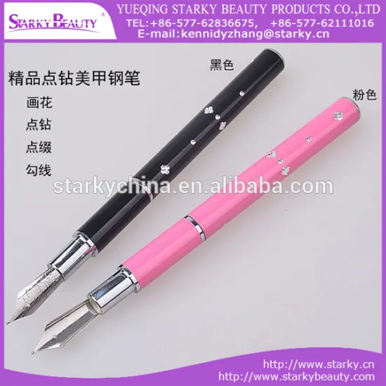 Hot Selling Acrylic 6 pcs Engraved Phoenix Changeable Tips Nail Functional Dotting Sets Nail Dotting Tool Kits Brush Sets