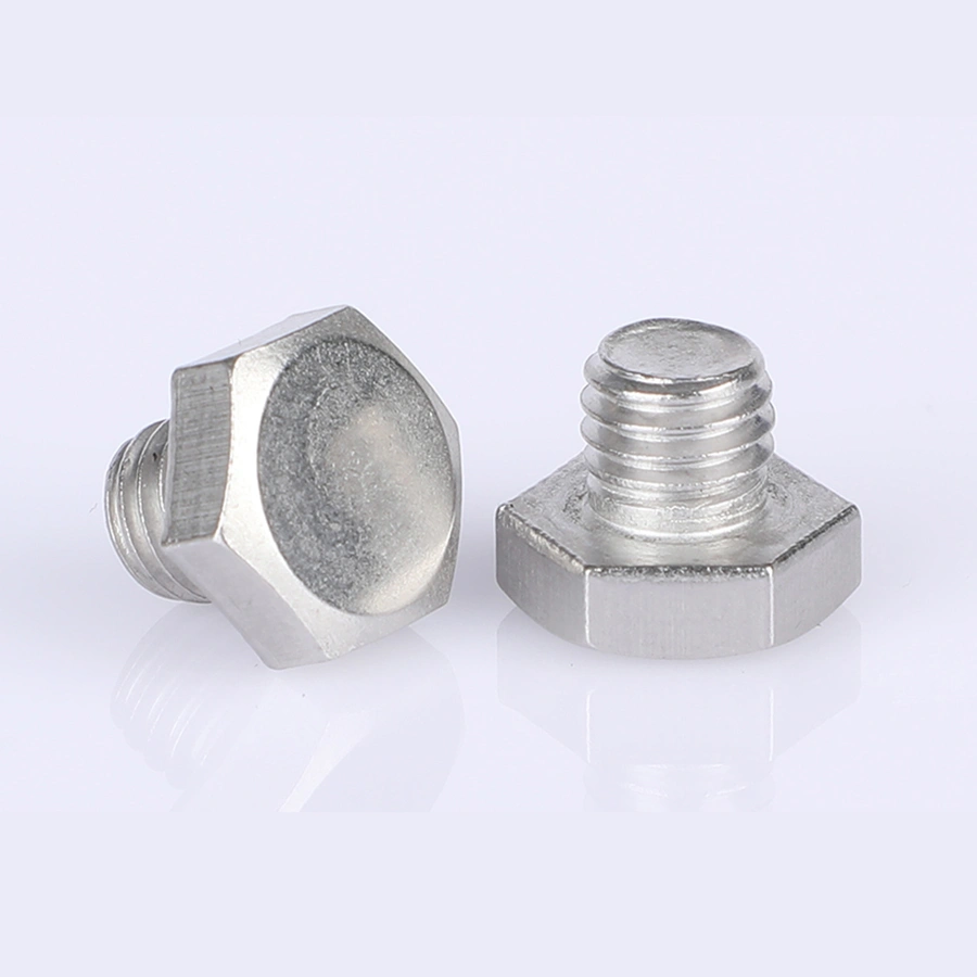Threaded Bolt Short High Quality Hexagonal Short Stainless Steel Bolts China Manufacturers ...