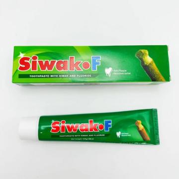 120g whitening siwak and fluoride toothpaste