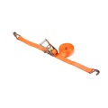 Aluminum ratchet strap 38mm 3T cargo lashing