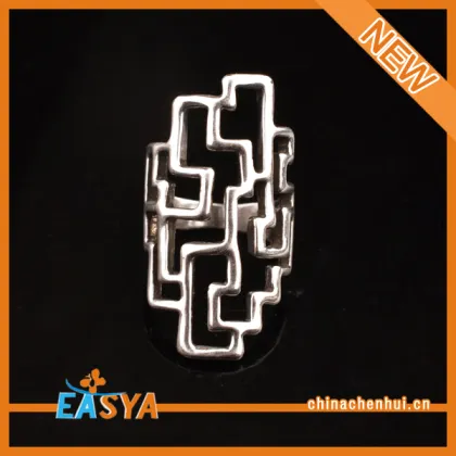 New Silver Puzzle Ring Jewelry Wholesale
